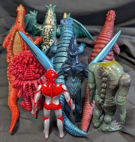 ウルトラマンパワード＆登場怪獣・宇宙人（バンダイ）ソフビフィギュア