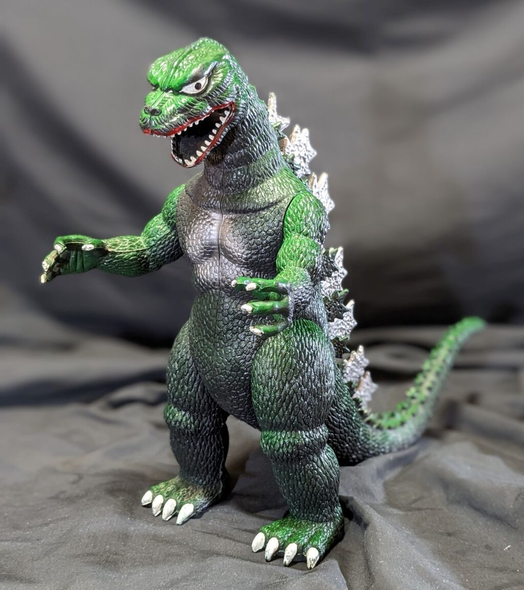 ゴジラ（インペリアル社）ゴム製フィギュア大小２体セット ゴジラ（インペリアル社）ビッグサイズ ゴム製フィギュア : 恐竜怪獣大