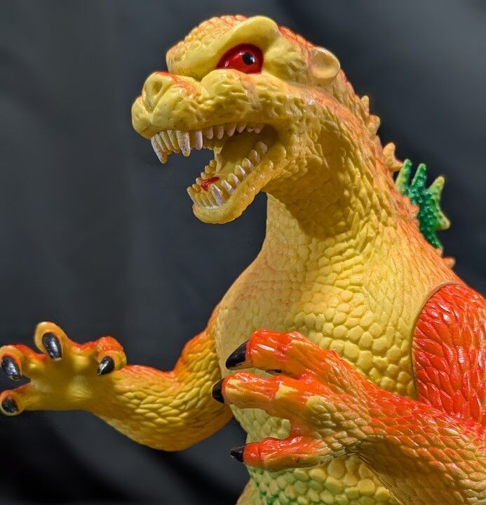 平成ゴジラ（メーカー不詳）無版権ソフビフィギュア 平成ゴジラ（メーカー不詳）無版権ソフビフィギュア : 恐竜怪獣