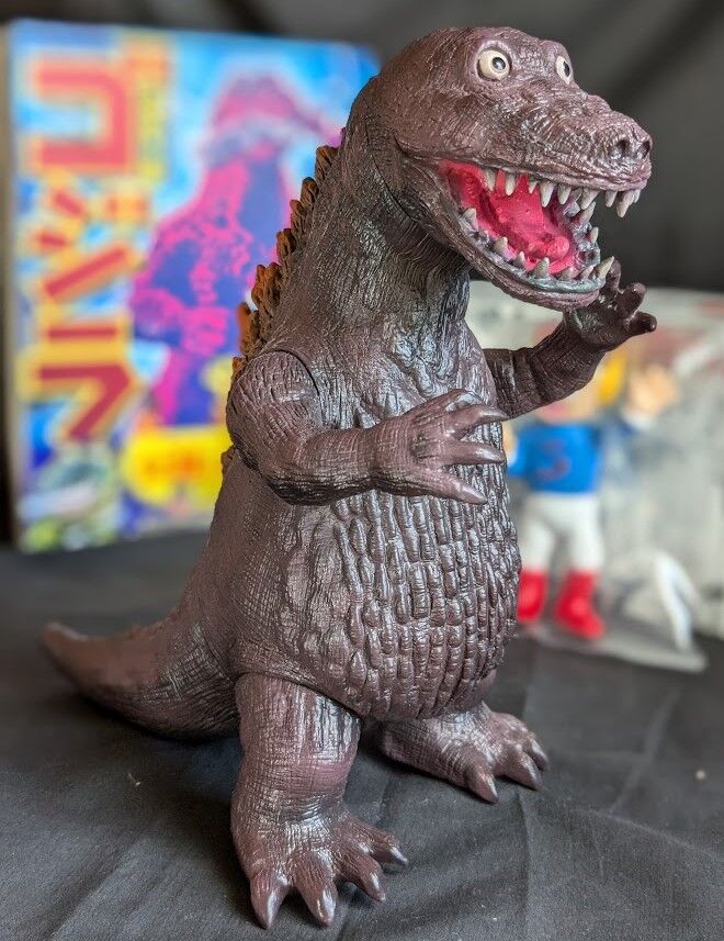 杉浦茂版ゴジラ＆新吉くん（シカルナ工房）ソフビフィギュア2体セット