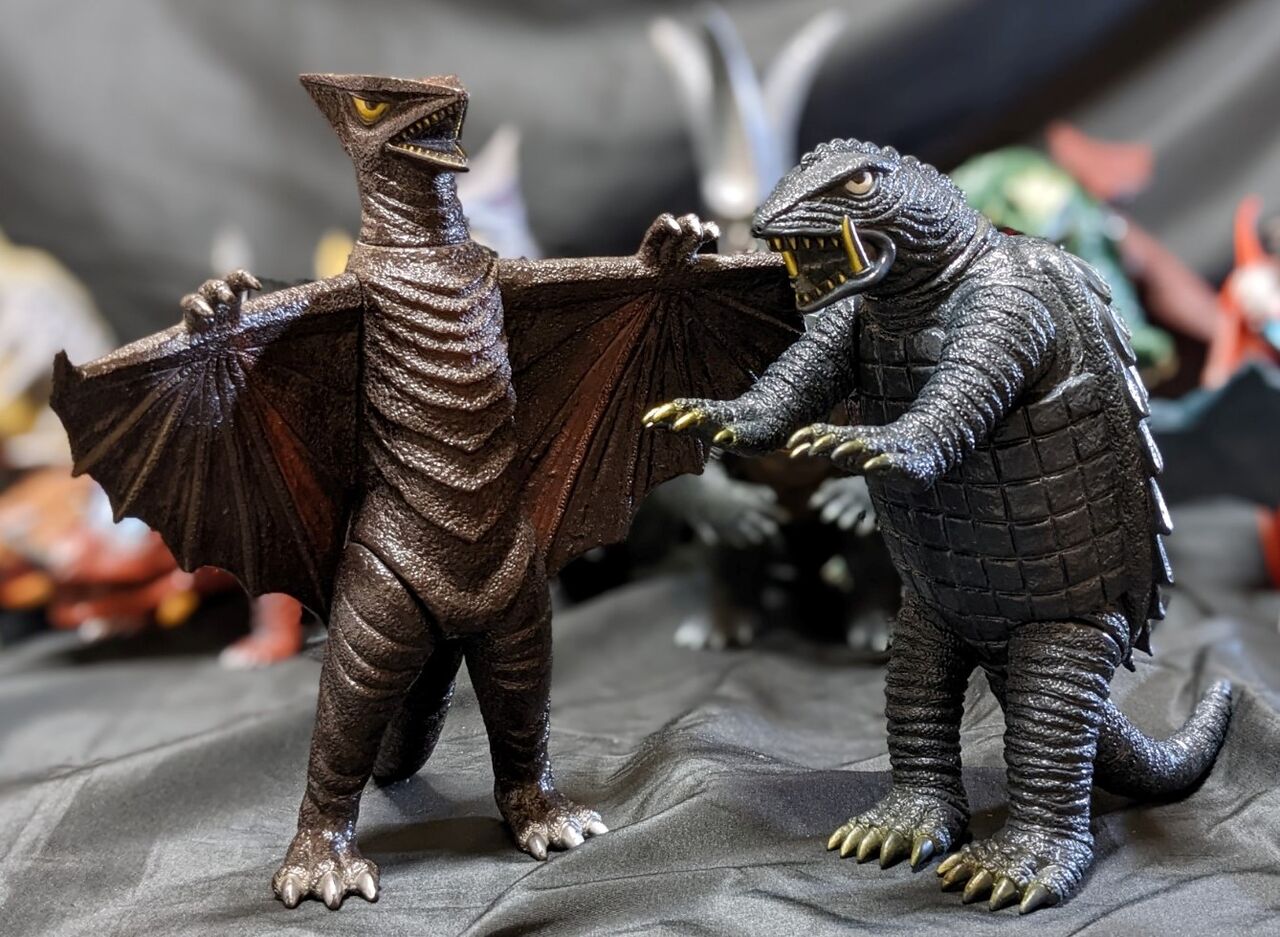 昭和～平成ガメラ＆登場怪獣ソフビフィギュア （バンダイ 
