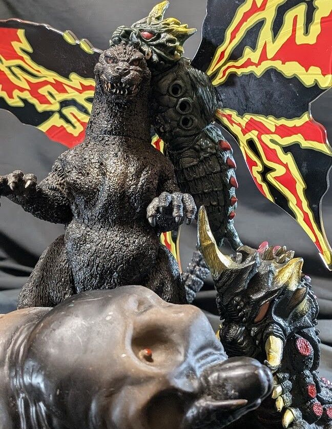 平成ゴジラVSシリーズ モスラ・バトラ幼虫（バンダイ）ソフビ3体