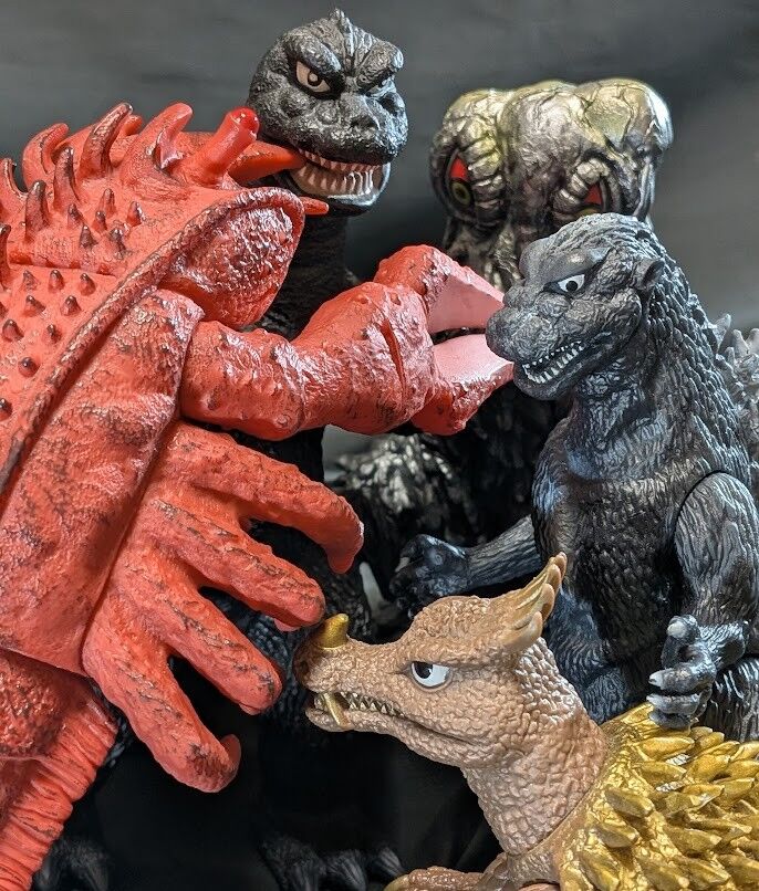 ゴジラEX・エビラ・ヘドラ他（バンダイ）ムービーモンスターシリーズ５体セット ゴジラEX・エビラ・ヘドラ他（バンダイ）ムービーモンスターシリーズ5