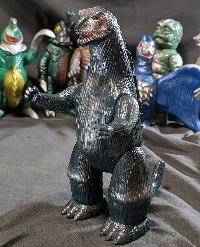昭和ゴジラ他チャンピオンまつり登場怪獣（ブルマァク復刻）ソフビ7体