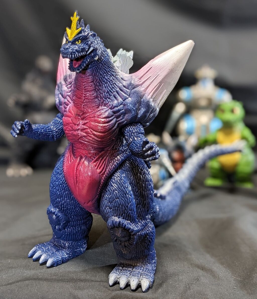 平成ゴジラ「ゴジラvsスペースゴジラ」（バンダイ）タグ付ソフビ