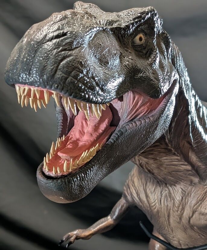 特大ティラノサウルスレックス他ジュラシックパーク（ツクダホビー）ソフビ４体セット ティラノサウルスレックス「ジュラシックパーク」（ツクダホビー）特大