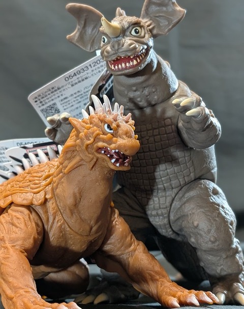 バラン＆バラゴン（バンダイ）タグ付ムービーモンスターシリーズ2体