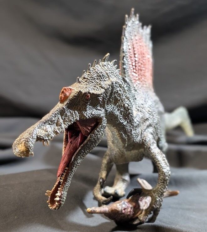 スピノサウルス（PNSO）PVCフィギュア 古代魚付 : 恐竜怪獣大進撃