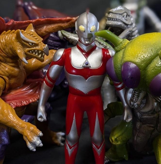 ウルトラマングレート＆登場怪獣（バンダイ）ソフビフィギュア7体