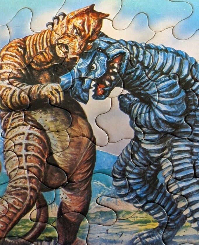パズル【当時物】ウルトラマン・仮面ライダー2組セット : 恐竜怪獣大 