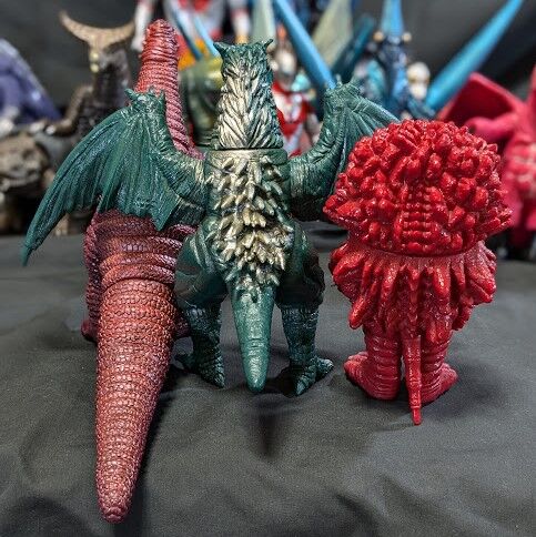 ウルトラマンパワード＆登場怪獣・宇宙人（バンダイ）ソフビ