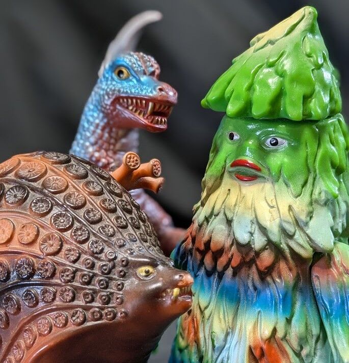 タッコング＆ザザーン＆アーストロン　帰マン怪獣（ブルマァク復刻）ソフビ３体セット タッコング＆ザザーン＆アーストロン 帰マン怪獣（ブルマァク復刻