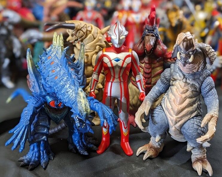 ウルトラマンメビウス＆登場怪獣・宇宙人（バンダイ）ソフビフィギュア