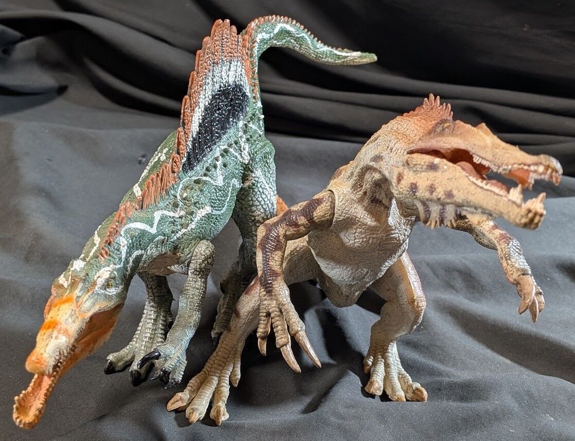 バリオニクス＆スピノサウルス（メーカー不詳）PVCフィギュア２体セット バリオニクス＆スピノサウルス（メーカー不詳）PVCフィギュア2体