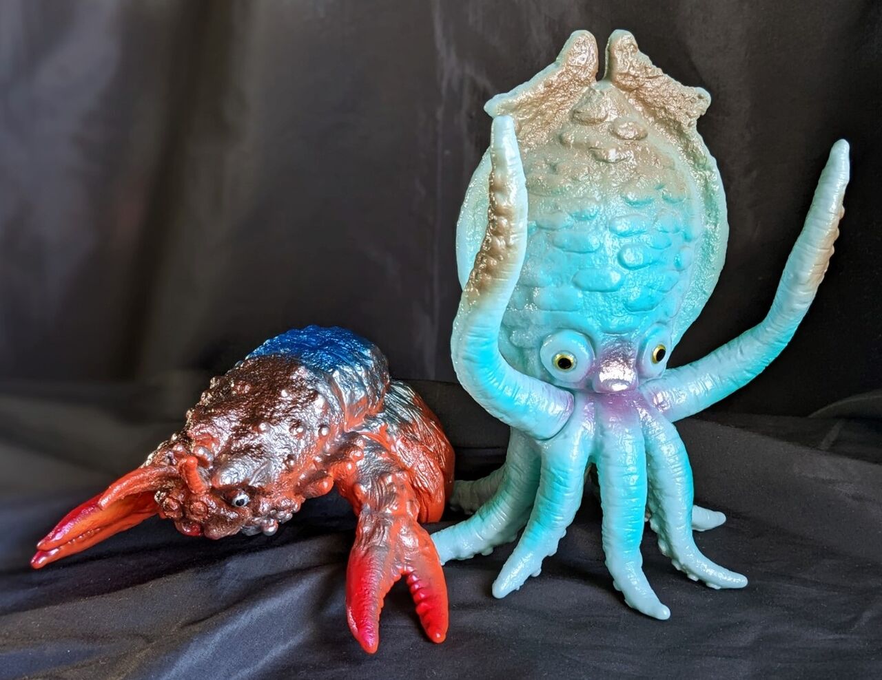 ゲゾラ・ガニメ「決戦！南海の大怪獣」（ブルマァク復刻）ソフビ