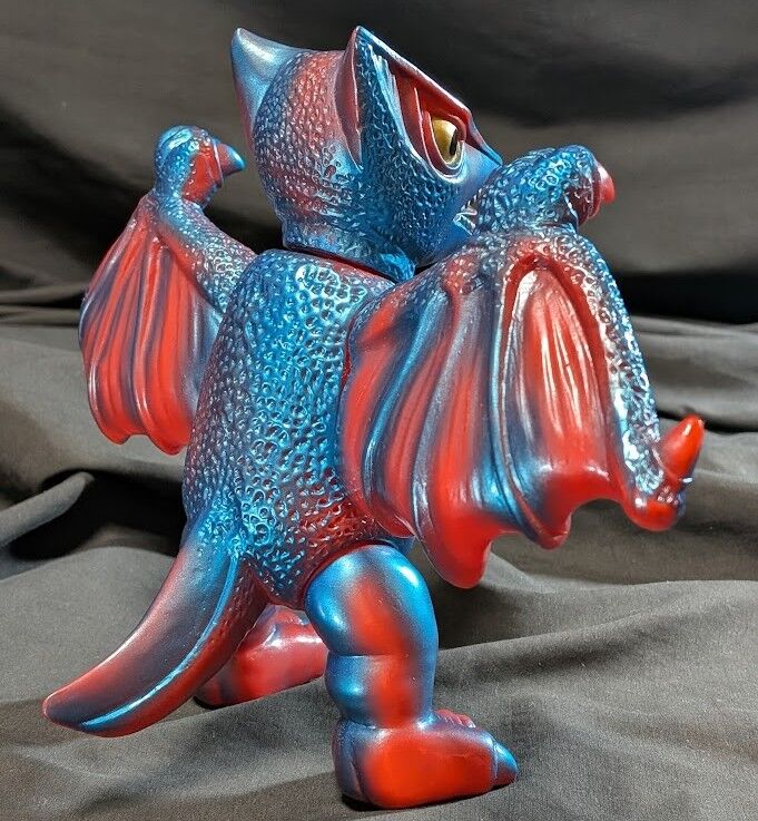 ギャオス（マルサン）電撃怪獣大作戦ソフビフィギュア : 恐竜怪獣大