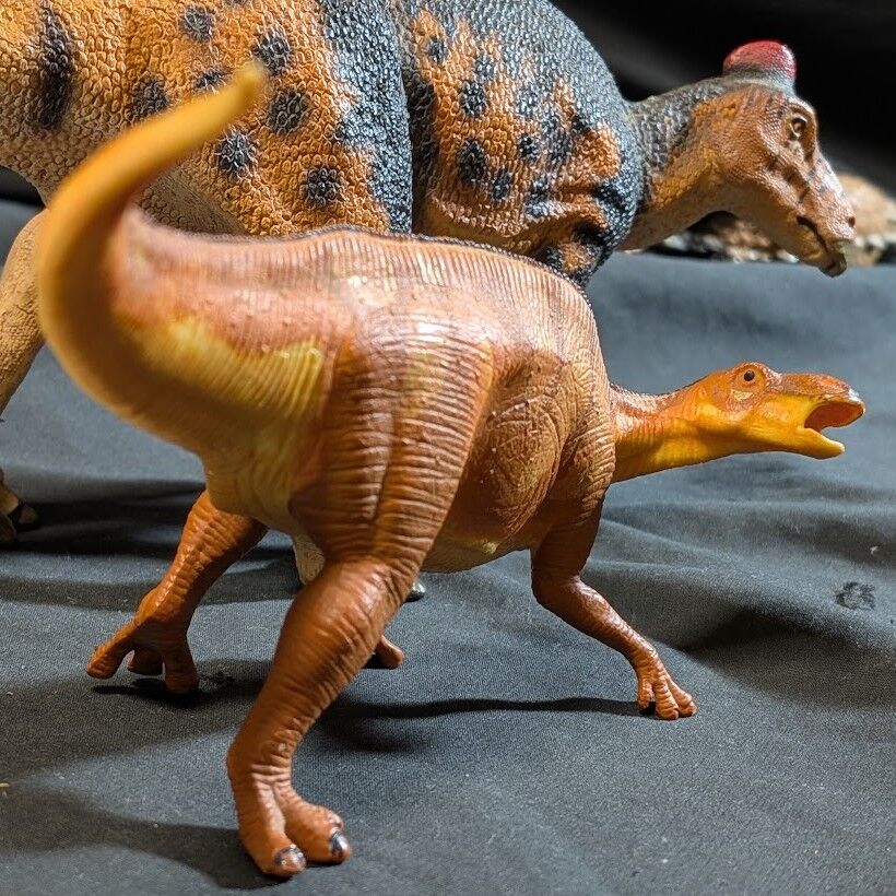 エドモントサウルス＆デイノケイルス他 （SAFARI）PVCフィギュア