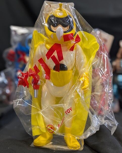 モゲラ2体＆未開封ミステリアン赤青黄（M1号）ソフビフィギュア計5