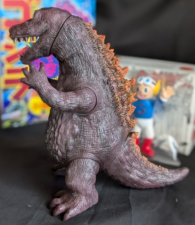 杉浦茂版ゴジラ＆新吉くん（シカルナ工房）ソフビフィギュア２体セット＋書籍 杉浦茂版ゴジラ＆新吉くん（シカルナ工房）ソフビフィギュア2体セット