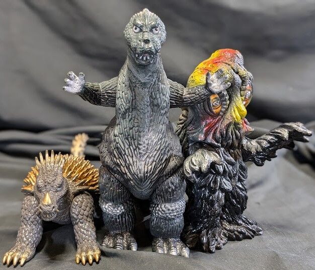 昭和「ゴジラ対ヘドラ」他 東宝チャンピオンまつり（バンダイ）ソフビ 
