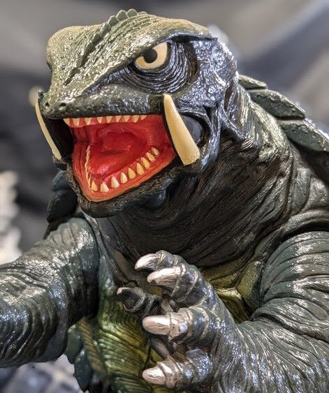 平成ゴジラ1991 ＆ガメラ1995 ゴジラ特大ソフビフィギュア｜トレファクONLINE 1991 BANDAI(バンダイ) ビッグスケールソフビ（バンダイ）２体セット 特撮
