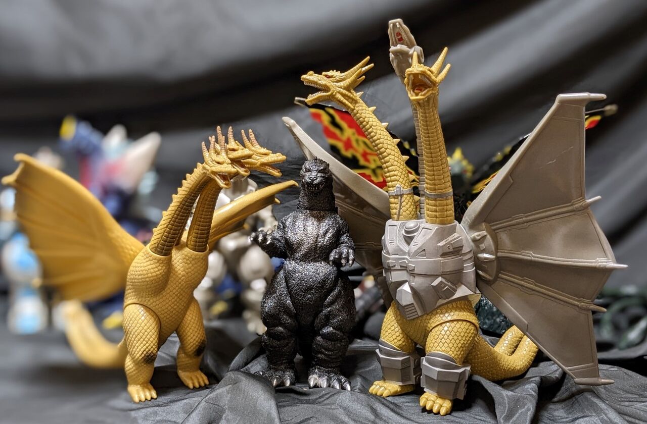 ゴジラフィギュア 10体セット ゴジラ、エビラ、キングギドラフィギュア10体セット