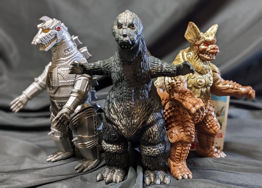 昭和ゴジラ東宝チャンピオンまつり（バンダイ）ソフビコンプリート19体セット m34251068558_1.jpg?1734615631