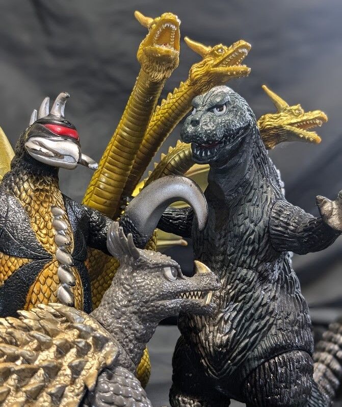 昭和「ゴジラ対ガイガン」東宝チャンピオンまつり（バンダイ）ソフビ4