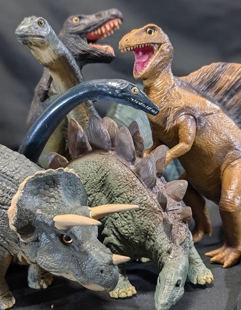 昭和レトロ恐竜(ツクダホビー)ソフビフィギュア6体セット 昭和レトロ恐竜(ツクダホビー)ソフビフィギュア6体セット