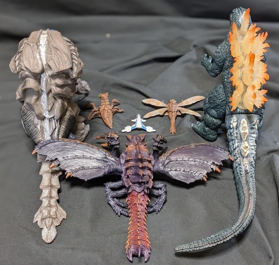 ゴジラ×メガギラス セット ＆オルガ（バンダイ）ソフビフィギュア ゴジラ×メガギラス セット ＆オルガ（バンダイ）ソフビフィギュア