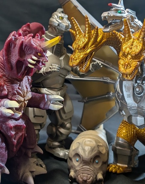 メカキングギドラ・デストロイア他 平成シリーズ（バンダイ）ソフビ4