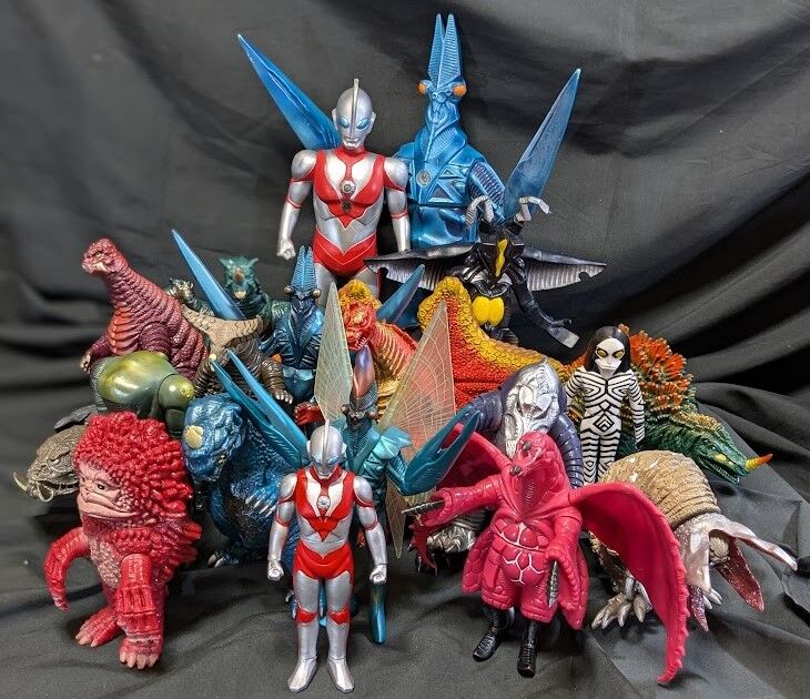 ウルトラマンパワード＆登場怪獣・宇宙人（バンダイ）ソフビ