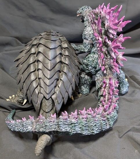 ミレニアム雛形ゴジラ＆ガメラ3（バンプレスト製）ソフビフィギュア2