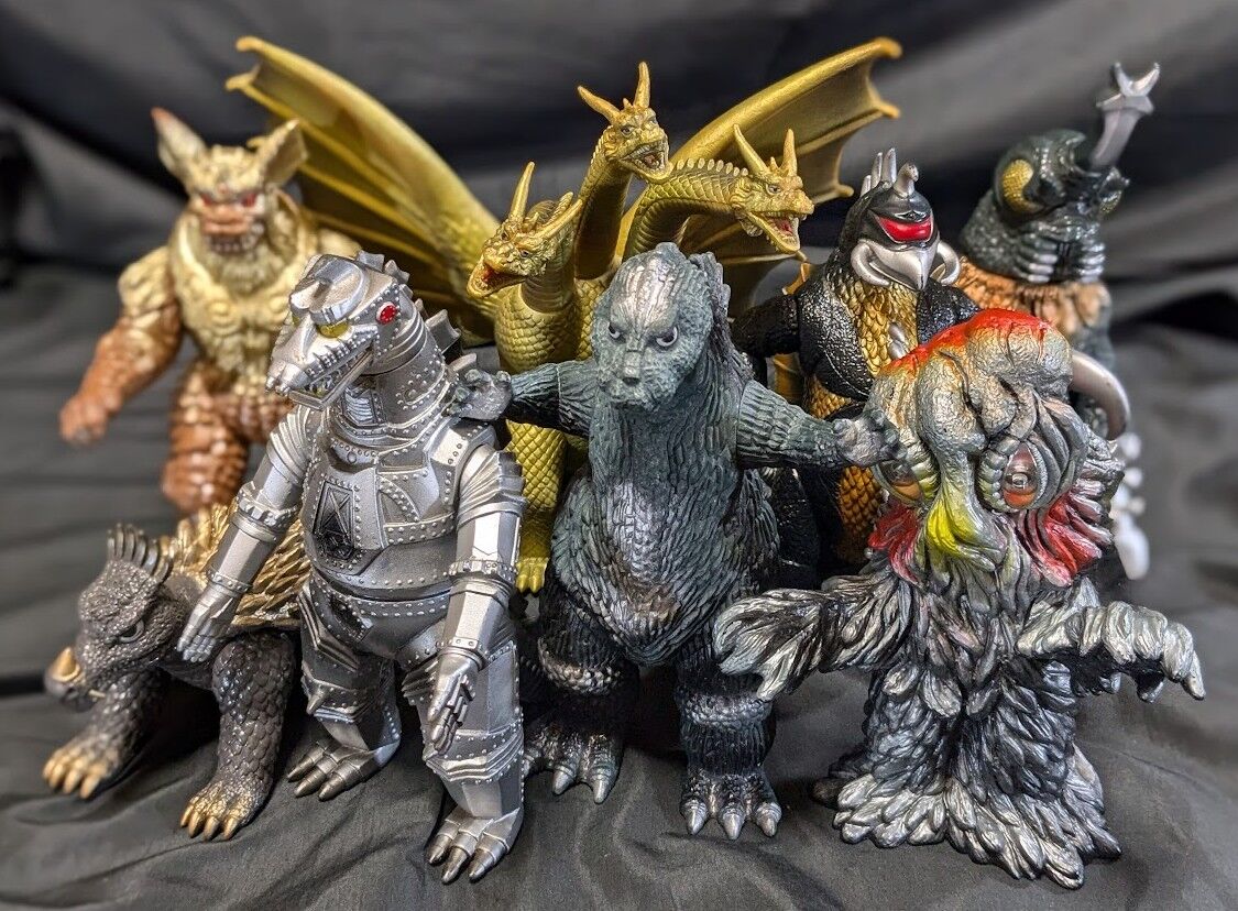 昭和「ゴジラ対ヘドラ」他 東宝チャンピオンまつり（バンダイ）ソフビ