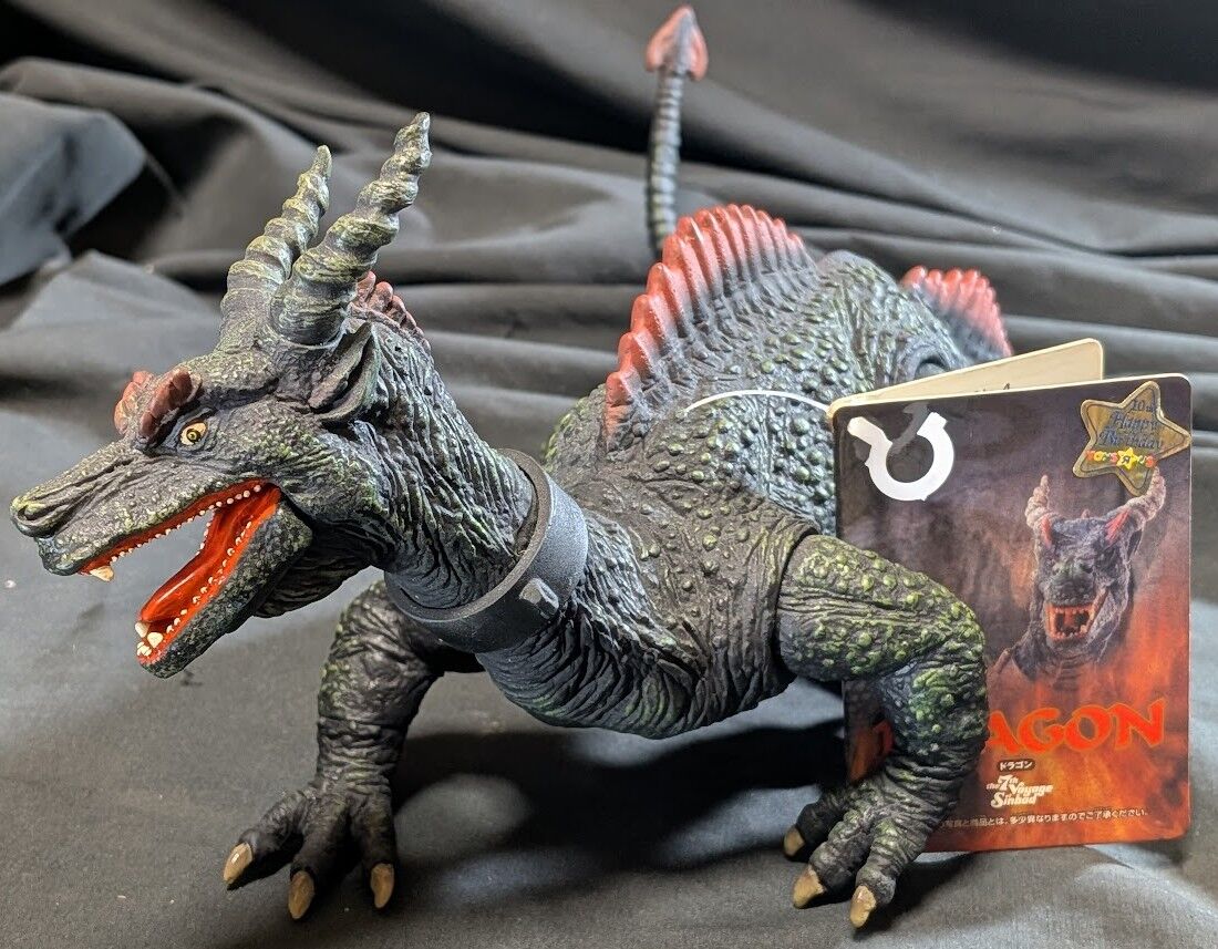 ハリーハウゼン　ドラゴン（エクスプラス）ソフビフィギュア大サイズ ドラゴン ハリーハウゼン（エクスプラス）タグ付ソフビフィギュア