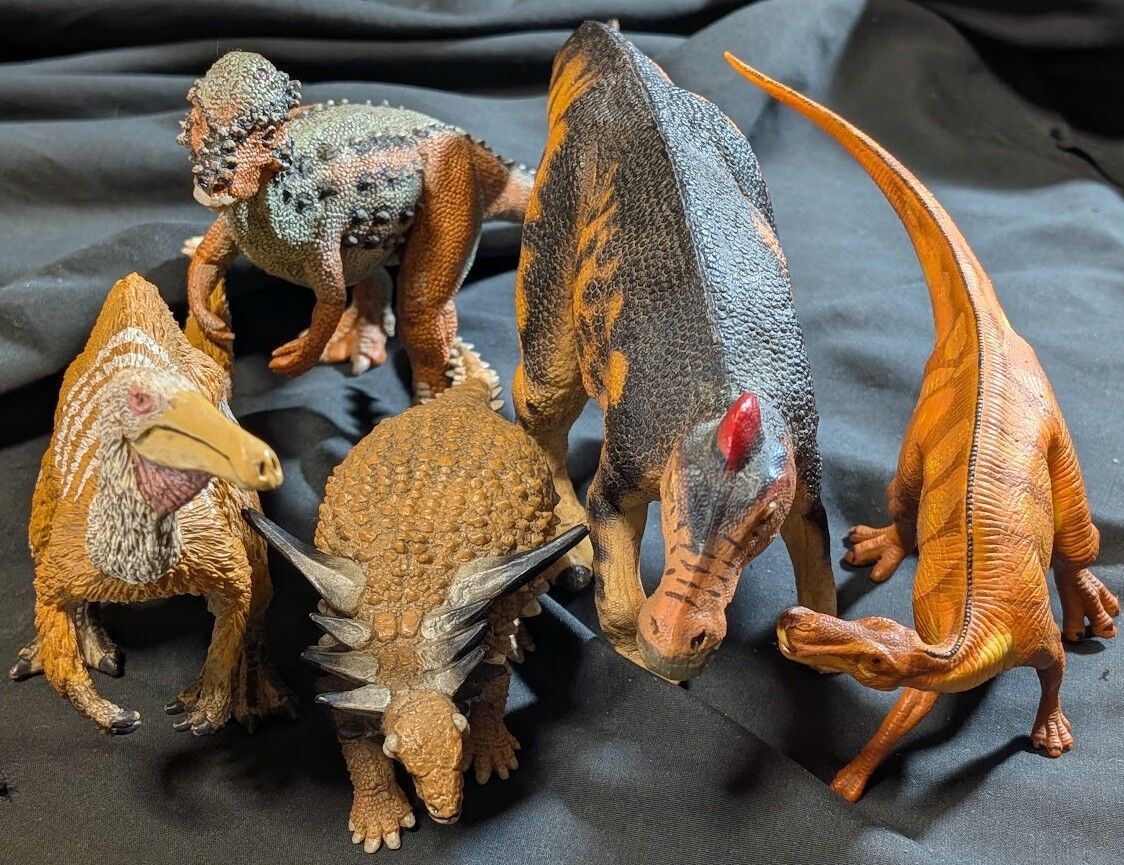 エドモントサウルス＆デイノケイルス他 （ＳＡＦＡＲＩ）PVCフィギュア５体セット エドモントサウルス＆デイノケイルス他 （SAFARI）PVCフィギュア