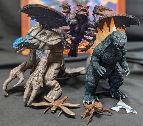 ゴジラ×メガギラス セット ＆オルガ（バンダイ）ソフビフィギュア