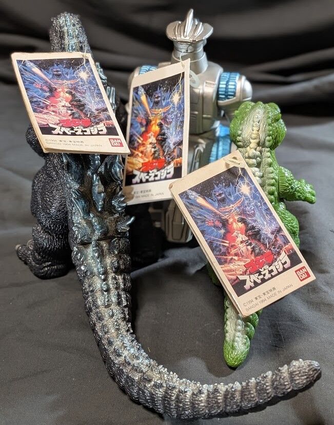 ゴジラ＆リトル＆モゲラ「ゴジラvsスペースゴジラ」（バンダイ）タグ付