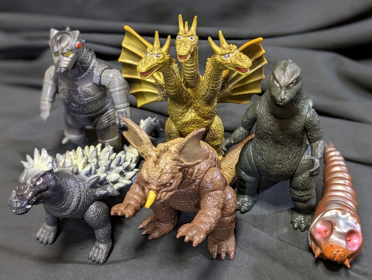 昭和ゴジラ＆バラゴン（ヤマカツ）ソフビフィギュア2体セット