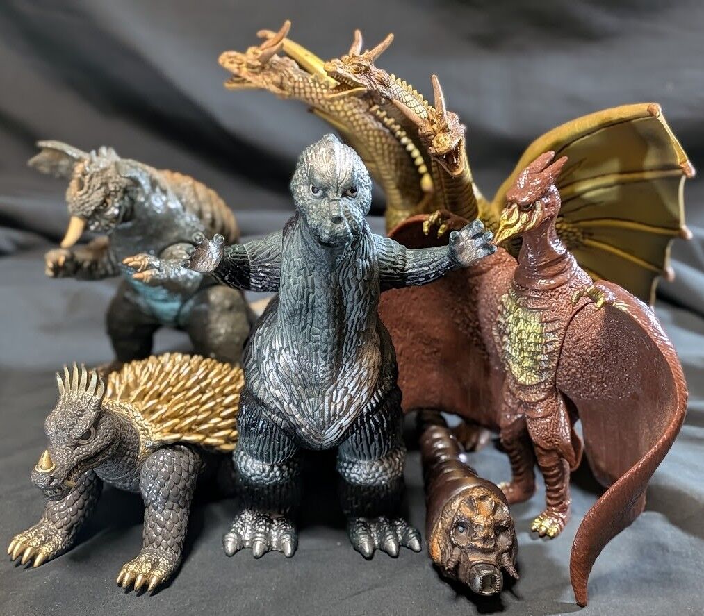 昭和ゴジラ・キングギドラ・ゴロザウルス・バラゴン他（バンダイ