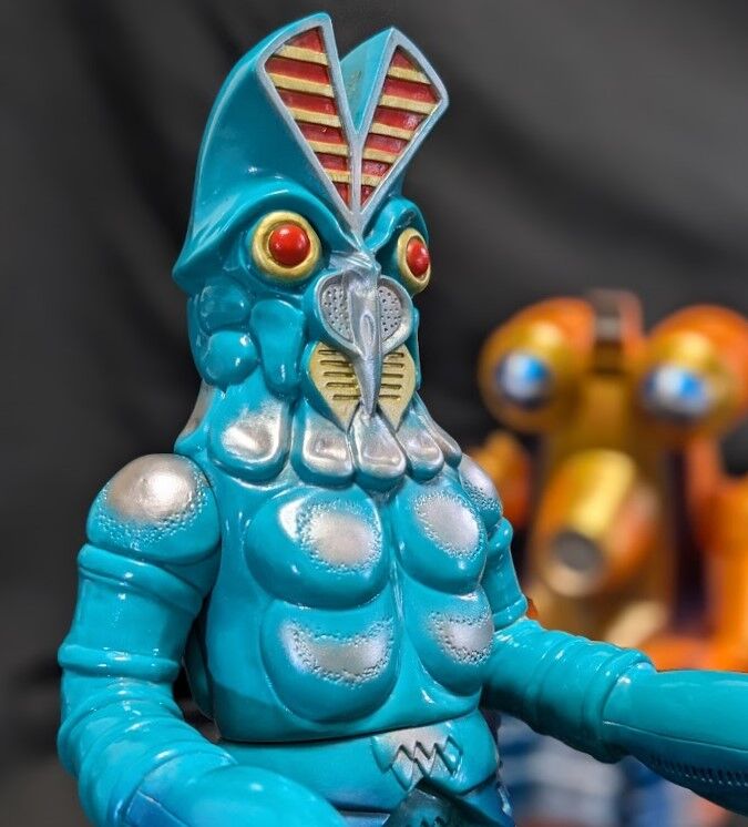 バルタン星人Jr.＆ビルガモ（やまなや怪獣郷）ソフビフィギュア2体