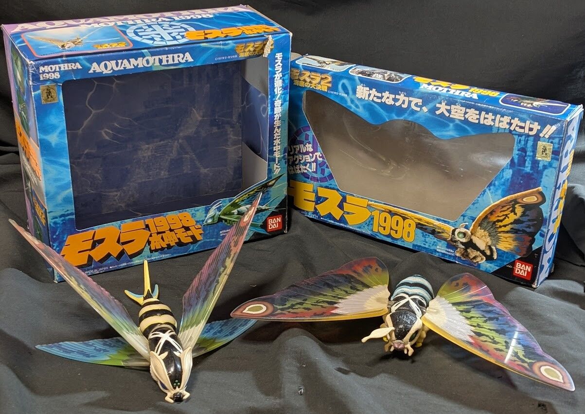 平成モスラ1998「モスラ2海底の大決戦」（バンダイ）フィギュア箱付
