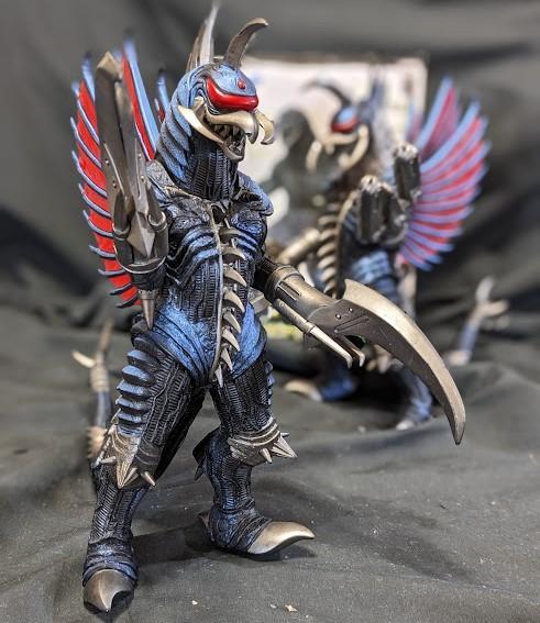 FWガイガン＆強化ガイガン（バンダイ）＆ゴジラ（バンプレスト