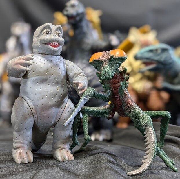 昭和ゴジラ東宝チャンピオンまつり（バンダイ）ソフビコンプリート19体