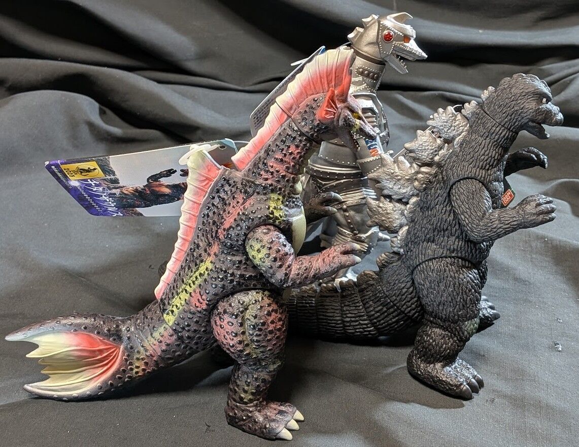ゴジラ＆メカゴジラ＆チタノザウルス他（バンダイ）ムービーモンスター