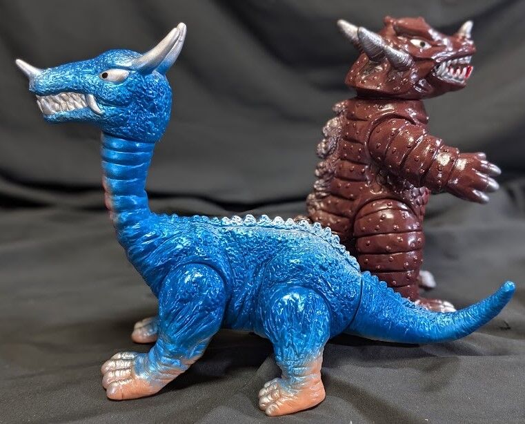 ゼロン＆ミドロン（マスダヤ）「スペクトルマン」登場怪獣ソフビ