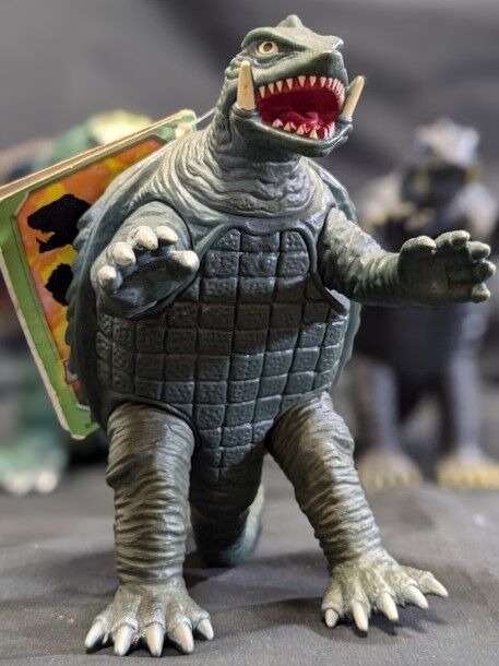 昭和～平成ガメラ（バンダイ）タグ付ソフビフィギュア3体セット 昭和