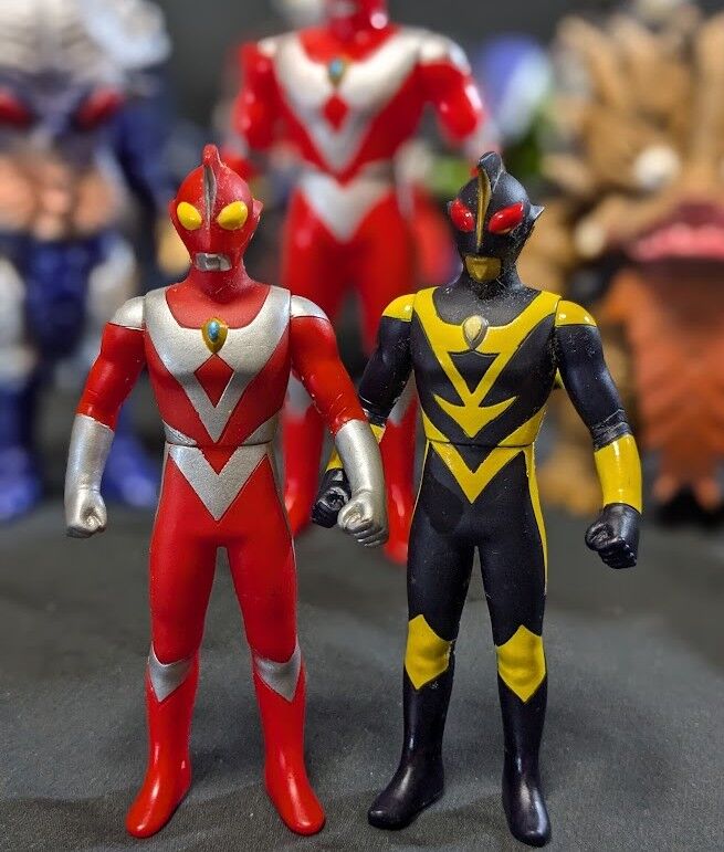 グリッドマン・ウルトラマン80・ゼアス他＆怪獣（バンダイ）ソフビ10体