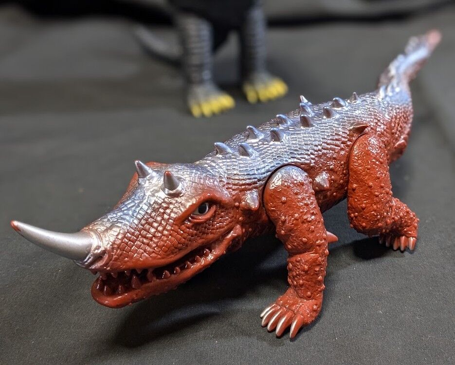 昭和ガメラ＆バルゴン（バンダイ）ソフビフィギュア2体セット : 恐竜