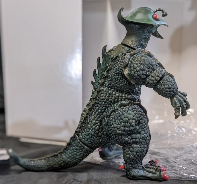 宇宙大怪獣ギララ（エクスプラス）箱付ソフビフィギュア : 恐竜怪獣大
